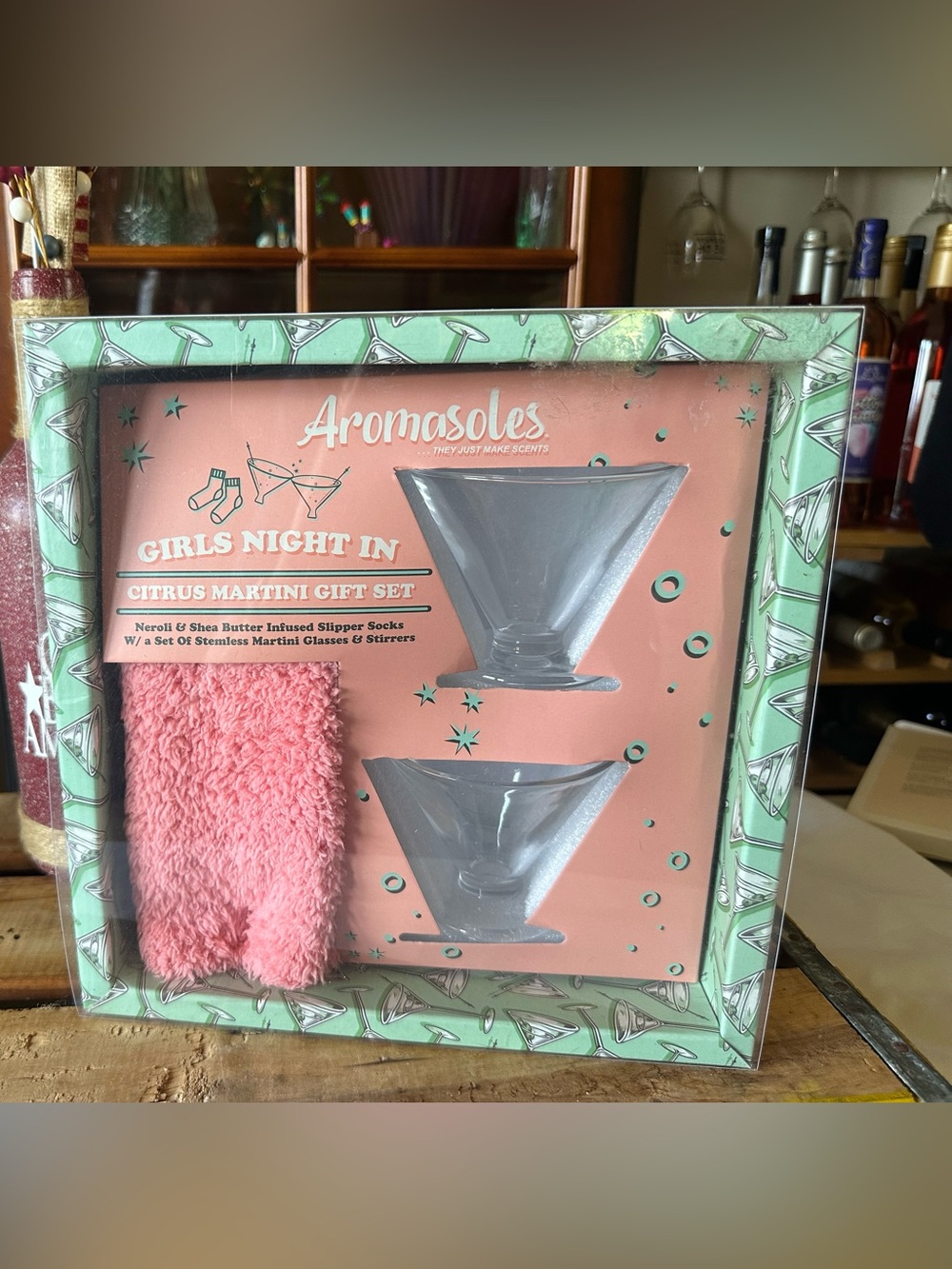 Aromasoles Girls Night In Citrus Martini Gift Set - Pink